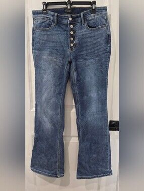 Judy Blue Bootcut Button-Fly Jeans